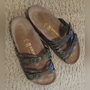 BirkoFlor Birkenstock Golden Brown Granada Sandals, 38 Eu (nearly new)